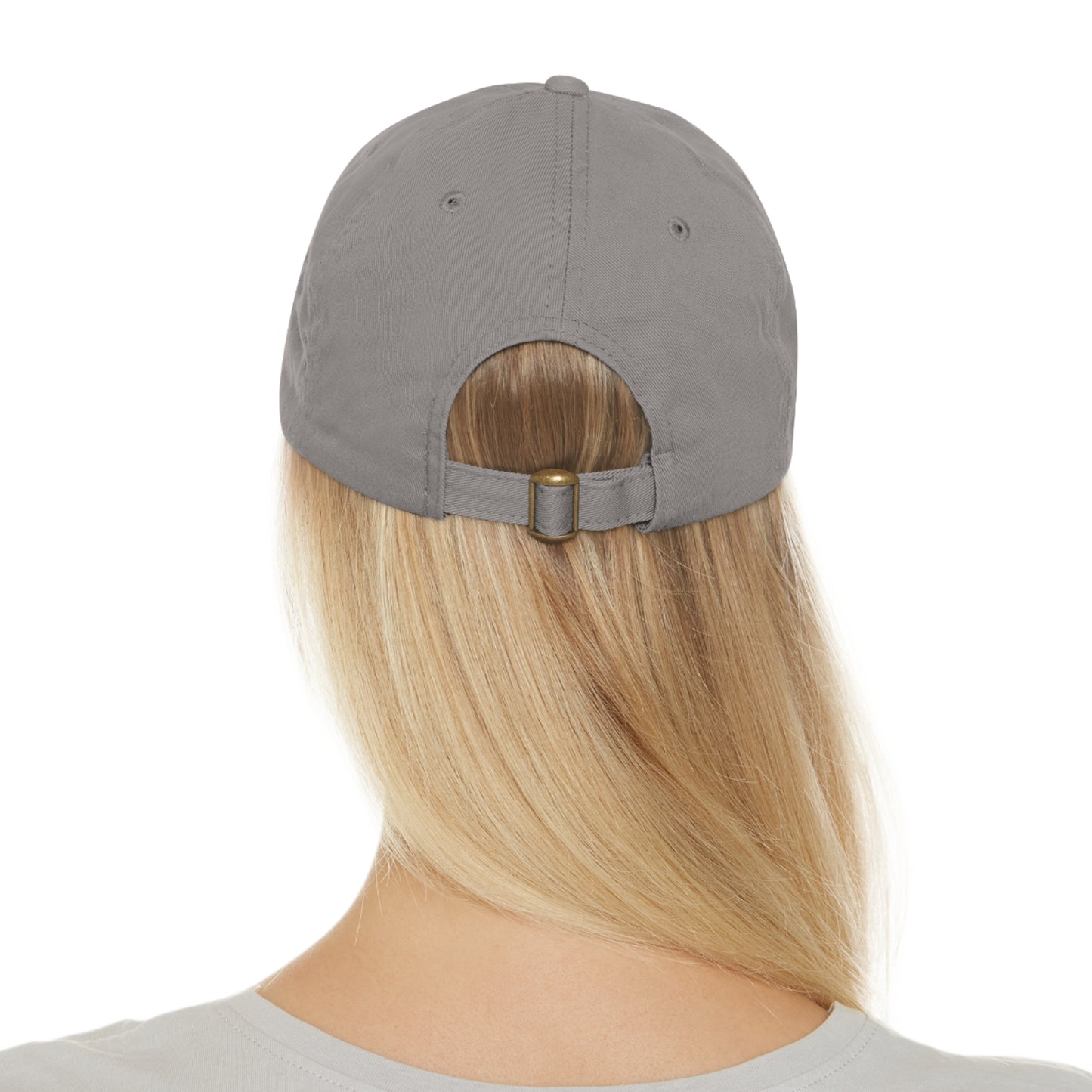 Artiformant Dad Hat with Leather Patch (Round)