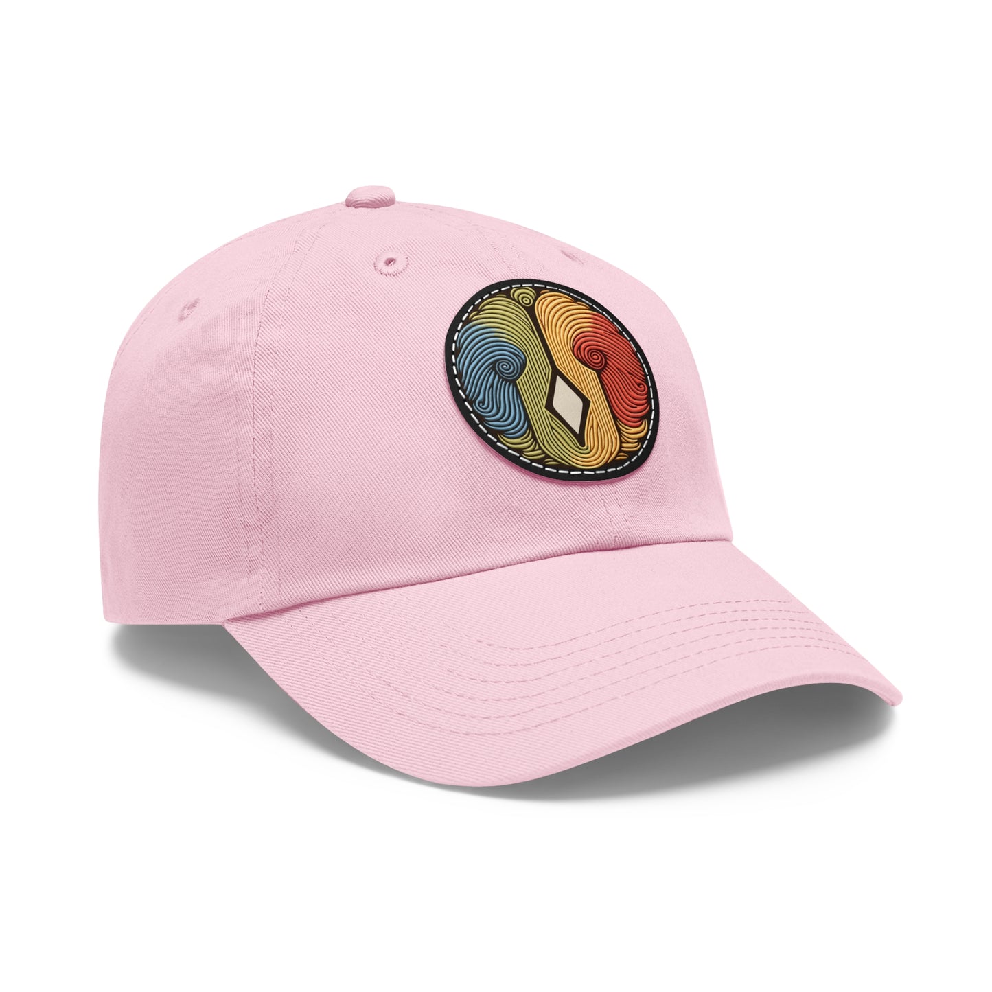 Artiformant Dad Hat with Leather Patch (Round)