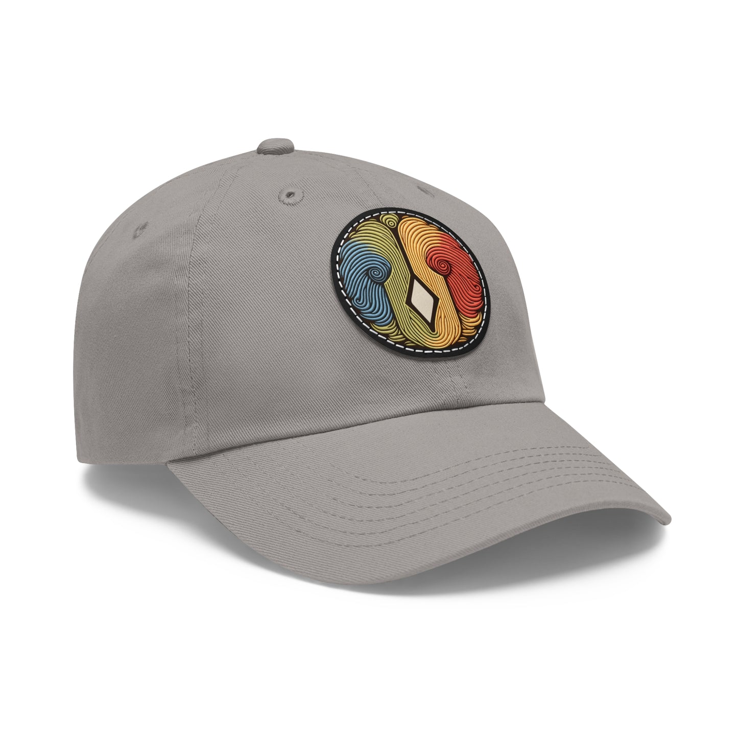 Artiformant Dad Hat with Leather Patch (Round)