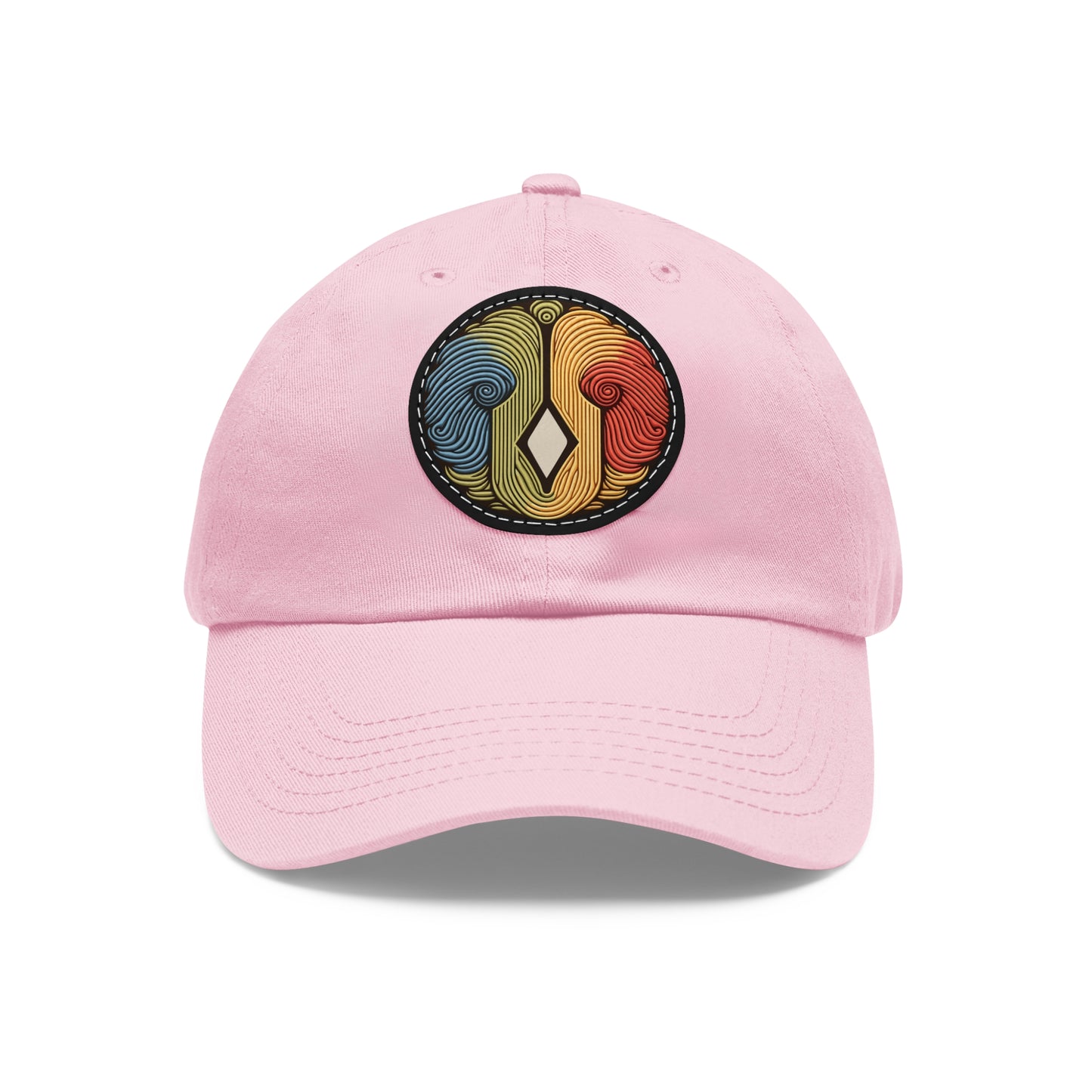Artiformant Dad Hat with Leather Patch (Round)