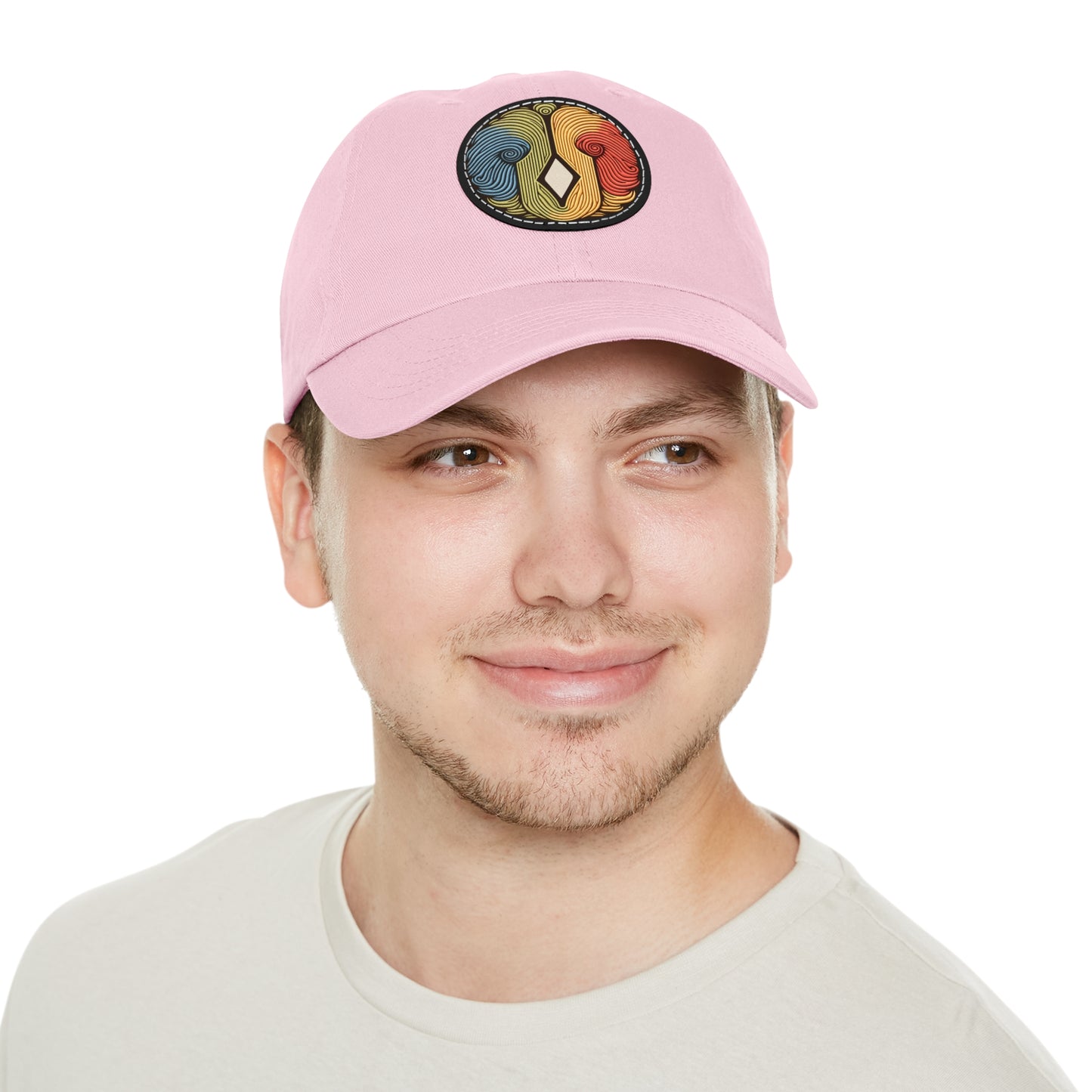 Artiformant Dad Hat with Leather Patch (Round)