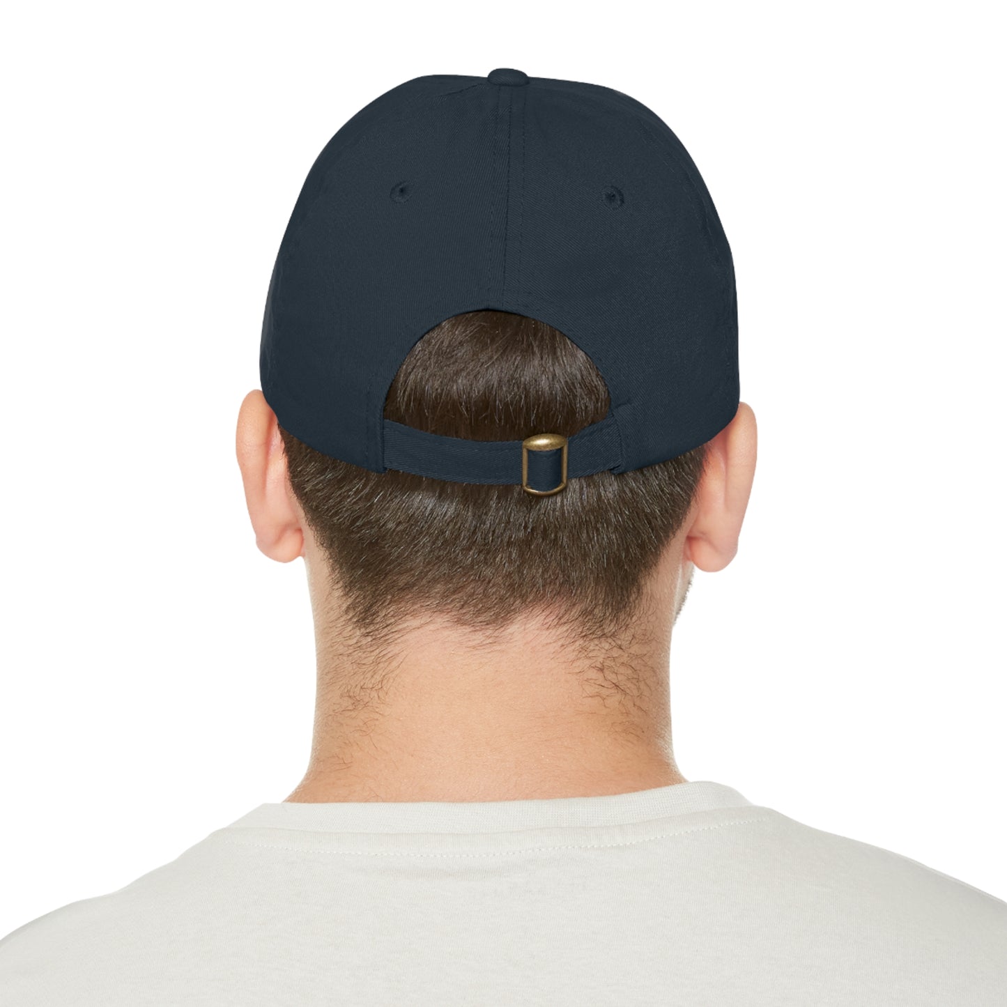 Artiformant Dad Hat with Leather Patch (Round)