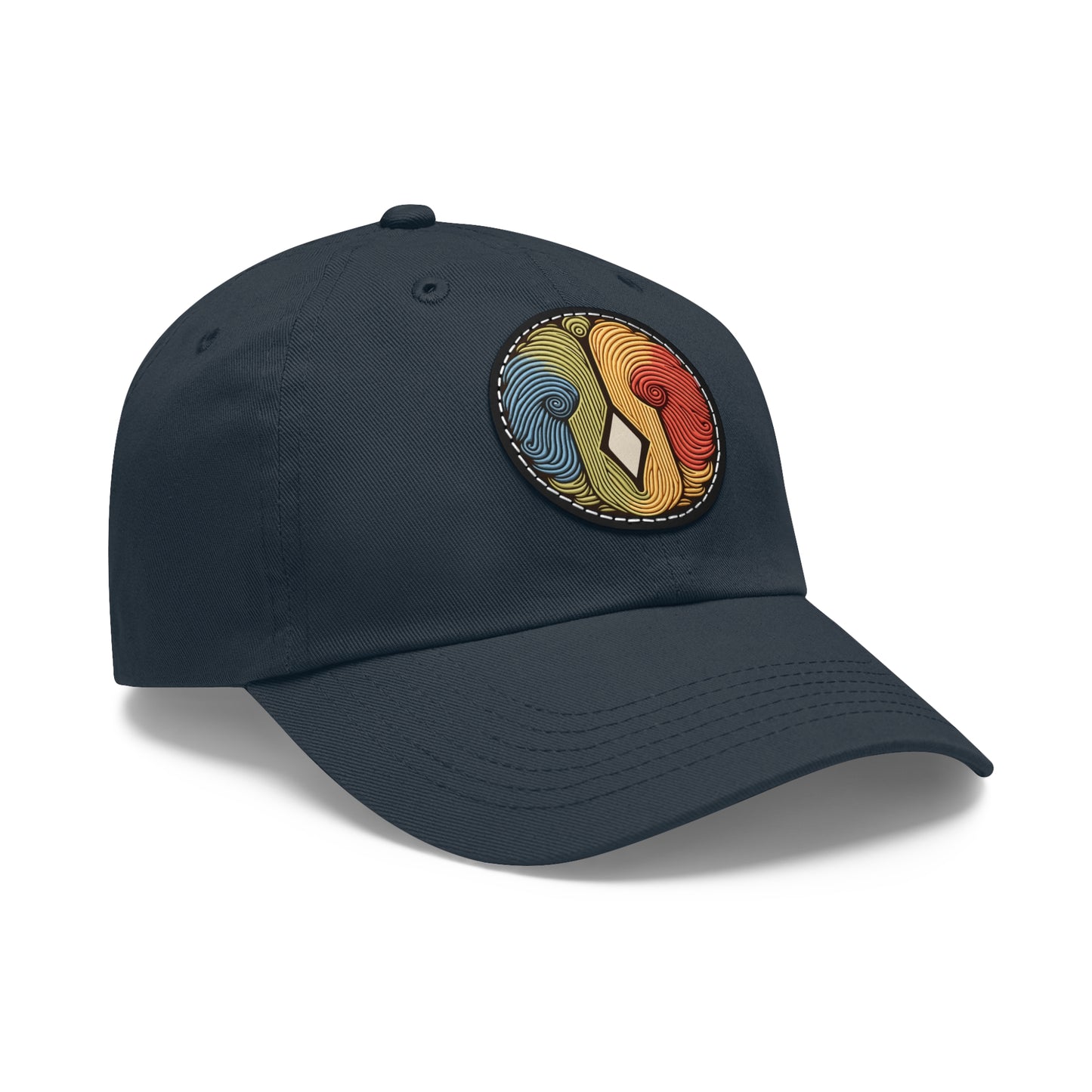 Artiformant Dad Hat with Leather Patch (Round)
