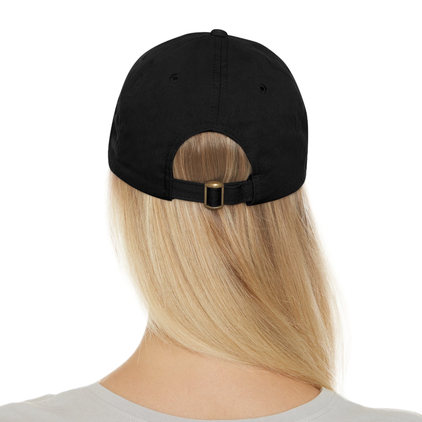 Artiformant Dad Hat with Leather Patch (Round)